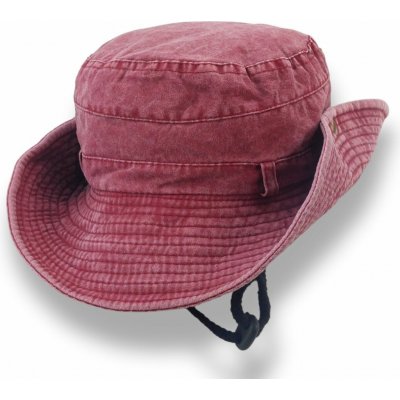 Sportovní klobouk outdoor bushcraft P-12433 vínový – Hledejceny.cz