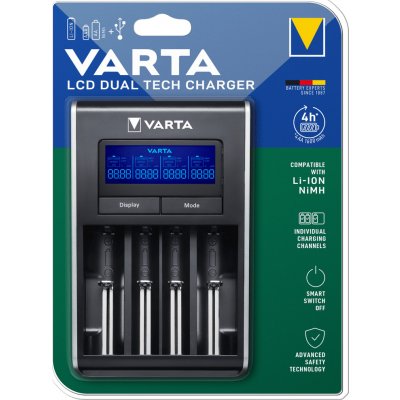 Varta LCD Dual Tech Charger R2U 57676101401 – Zboží Živě