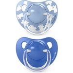Suavinex dudlík anatomický silikon 2 ks Wild & Free modrá – Hledejceny.cz