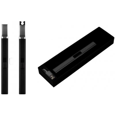 Plazmový zapalovač USB 26 cm černý, Kaminer – Zboží Dáma