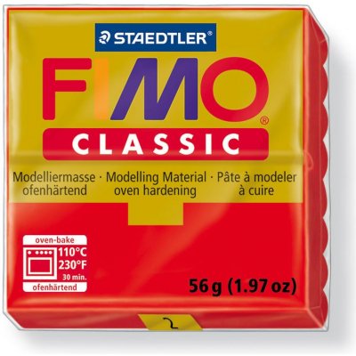 Fimo Staedtler soft karmínová červená 56 g – Zbozi.Blesk.cz