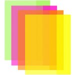 LUMA Obal na sešity sada 10 ks mix neon barev A4 – Zboží Dáma