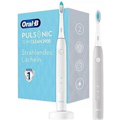 Oral-B Pulsonic slim Clean 2900 White/Grey – Zboží Mobilmania