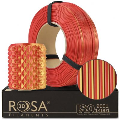 Rosa3D PLA Magic Silk 1,75mm 1kg Fire – Zboží Živě