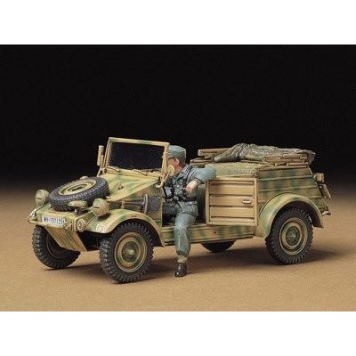 Tamiya Plastikový model vojenské techniky 35213 German Kubelwagen Type 82 Africa Corps 1:35 – Zbozi.Blesk.cz