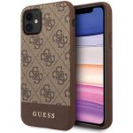 Pouzdro Guess 4G Stripe iPhone 11 hnědé – Zboží Mobilmania