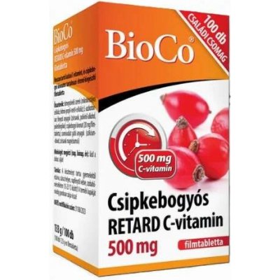 BioCo Vitamín C retard 500 mg se šípky 100 ks – Hledejceny.cz