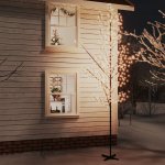 Vidaxl Rozkvetlá třešeň s 672 teplými bílými LED 400 cm 345135 HangarStore.cz – Sleviste.cz