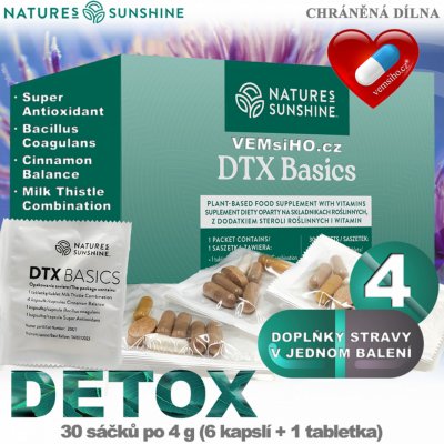 Nature’s Sunshine DTX Basics 30 sáčků – Hledejceny.cz