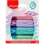 Maped 42046 Zvýrazňovač Fluo Peps Classic Glitter sada 4 ks – Zboží Mobilmania