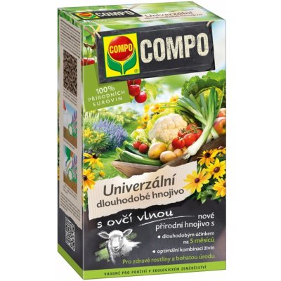 Compo Hnojivo univerzální dlouhodobé s ovčí vlnou 2kg