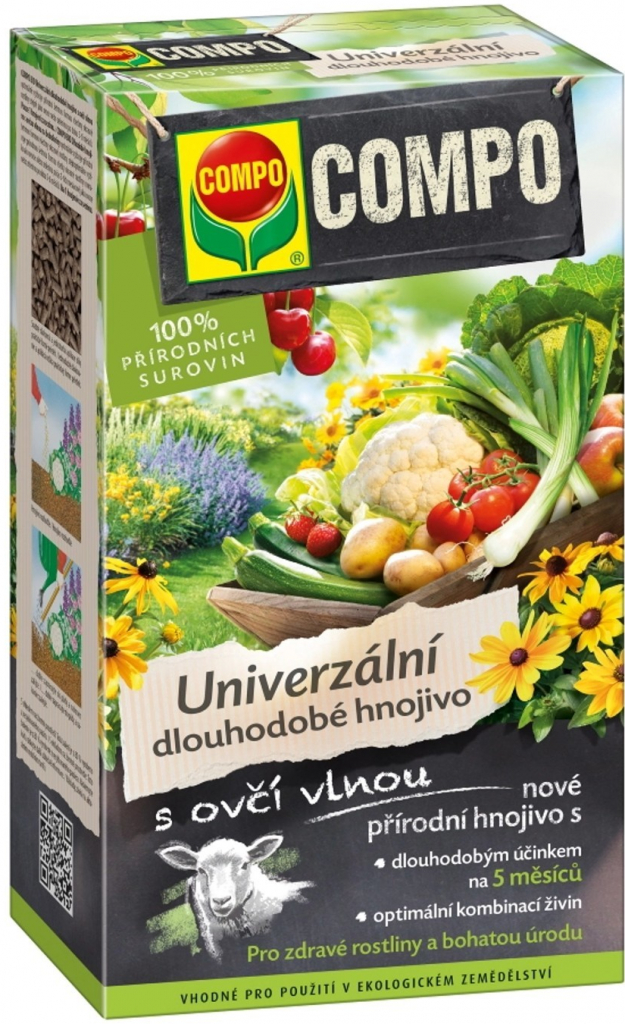 Compo Hnojivo univerzální dlouhodobé s ovčí vlnou 2kg