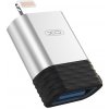 Adaptér a redukce k mobilu XO USB OTG pro iPhone 8-pin Lightning silver XO-NB186