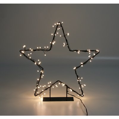 AM Design Floristik GmbH LED hvězda na podstavci 38 cm 120 světel teplá bílá – Hledejceny.cz