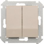 Simon DW6/2.01/X/41 řazení 6+6 přístroj s krytem 10AX 250V šroubové svorky krémová – Hledejceny.cz