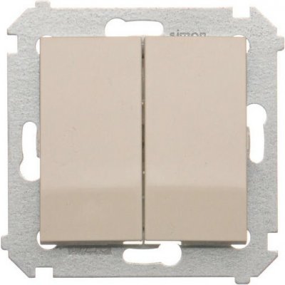 Simon DW6/2.01/X/41 řazení 6+6 přístroj s krytem 10AX 250V šroubové svorky krémová – Hledejceny.cz