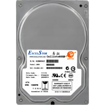 ExcelStor 60GB PATA IDE/ATA 3,5", J860