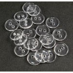 Dírkový košilový knoflík - transparentní - průměr 1,3 cm – Hledejceny.cz