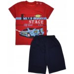 Chlapecký letní set souprava tričko a kraťasy potisk AUTO Červená – Zboží Mobilmania