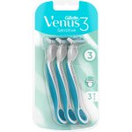 Gillette Venus 3 Sensitive 3 ks – Zboží Dáma
