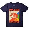 Pánské tričko s potiskem Imagine Dragons tričko Eye Navy Blue