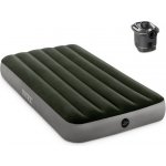 INTEX TWIN DURA-BEAM PRESTIGE AIRBED WITH BATTERY PUMP 99x191cm 64777 – Zboží Mobilmania