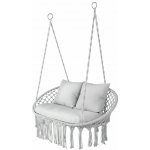 Gardlov 27378 Dvojité závěsné houpací křeslo šedé – Hledejceny.cz