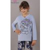 Dětské pyžamo a košilka Velurové dětské pyžamo Medvídek jde gratulovat rá