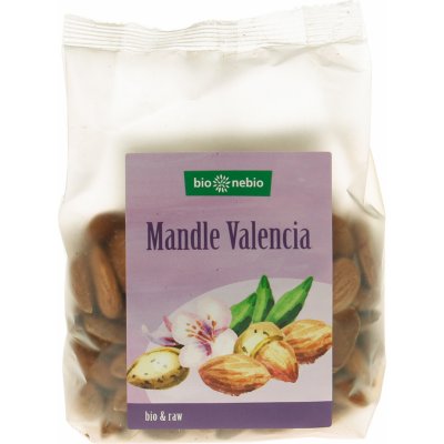 BioNebio Bio Mandle Valencia Raw 200 g – Hledejceny.cz