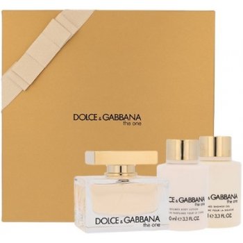 Dolce & Gabbana The One EDP 75 ml + 100 ml tělové mléko + sprchový gel 100 ml dárková sada