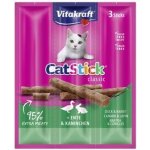 Vitakraft Cat stick králík kachna 3 x 6 g – Zboží Mobilmania