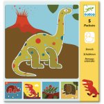 Djeco Kreslící šablony Dinosauři – Zboží Mobilmania