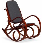 Modernhome Houpací křeslo na lyžinách houpací křeslo TXWQM-F001 CHAROCOAL – Zboží Dáma