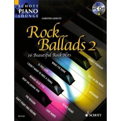 Rock Ballads 2 Carsten Gerlitz Rockové balady pro sólo klavír