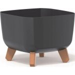 Prosperplast GRACIA SQUARE Květináč 29 cm antracit – Hledejceny.cz