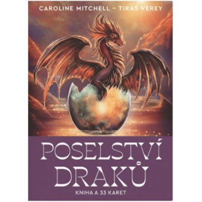 Poselství draků - Kniha a 33 karet - Caroline Mitchellová – Zboží Mobilmania