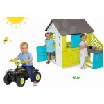 Smoby set domeček Pretty Blue a BIG odrážedlo čtyřkolka Quad 810703-20 – Zboží Mobilmania