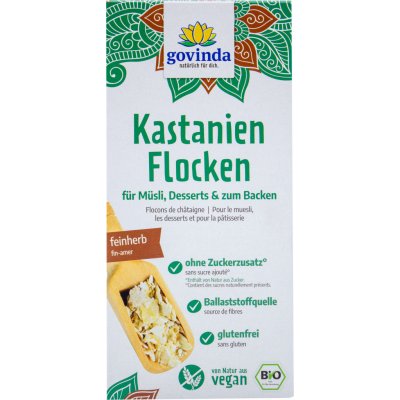 Govinda Bio kaštanové vločky 200 g – Zboží Dáma
