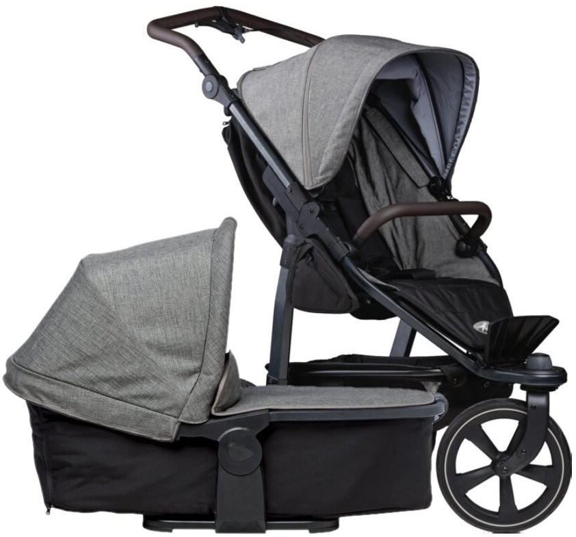 TFK Mono2 stroller air chamber wheel + carrycot 2023 prem. grey