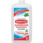 Sanitiz alkoholová dezinfekce na ruce parfém máta obsahuje Aloe Vera 1 l – Zboží Dáma