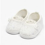 New Baby Kojenecké capáčky s mašličkou bílá – Zboží Dáma