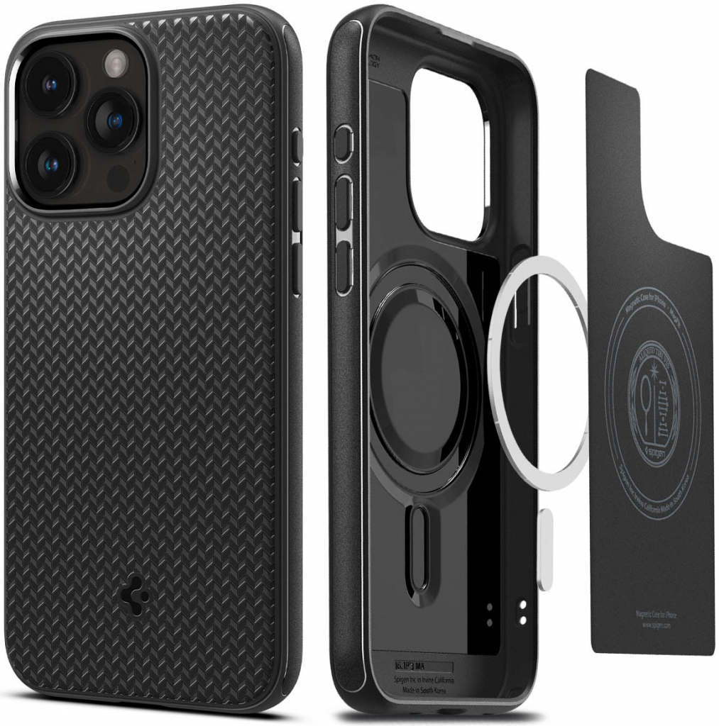 Pouzdro Spigen Mag Armor MagSafe iPhone 15 Pro matte černé