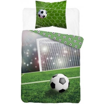 Detexpol Povlečení Fotbal přímý kop Bavlna 140x200 70x80 – Zboží Dáma