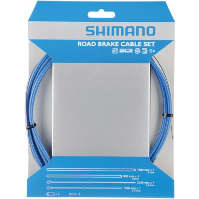 Shimano-servis Bowdeny+lanka modrá set 1.6 x 1000/2050 mm 800/1400 mm – Zboží Dáma