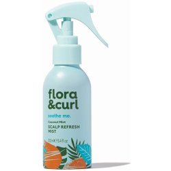 Flora & Curl Coconut Mint Scalp Refresh Mist Osvěžující bylinný sprej 100 ml