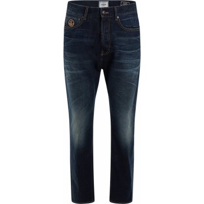 Guess pánské džínové kalhoty JAMES ZIP M3RA54D4XG1-1COR Tmavě modrá – Zboží Mobilmania