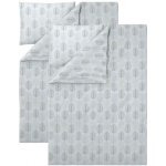 Livarno povlečení z jemného flanelu listy/bílá 140x200 70x90 – Zbozi.Blesk.cz