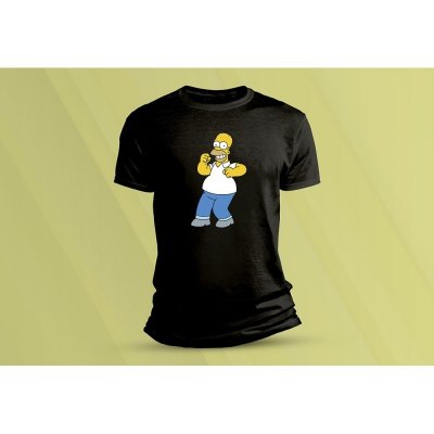 Sandratex dětské bavlněné tričko Homer Simpson černá – Hledejceny.cz