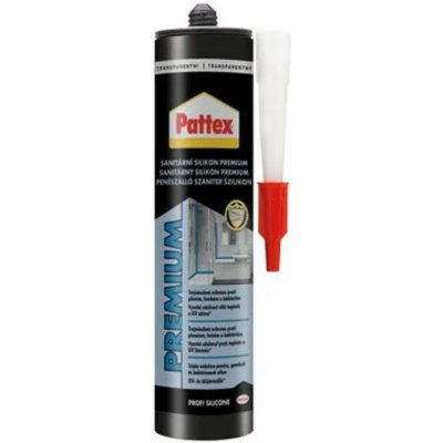 Pattex Sanitární silikon Premium 310 ml transparentní – Hledejceny.cz