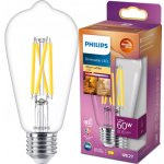 Philips Edison E27 ST64 LED žárovka 5.9W = 60W 806 lm 2700 teplá bílá Filament Stmívatelné – Hledejceny.cz